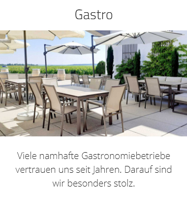 Gastronomie Gartenmöbel in  Großmürbisch